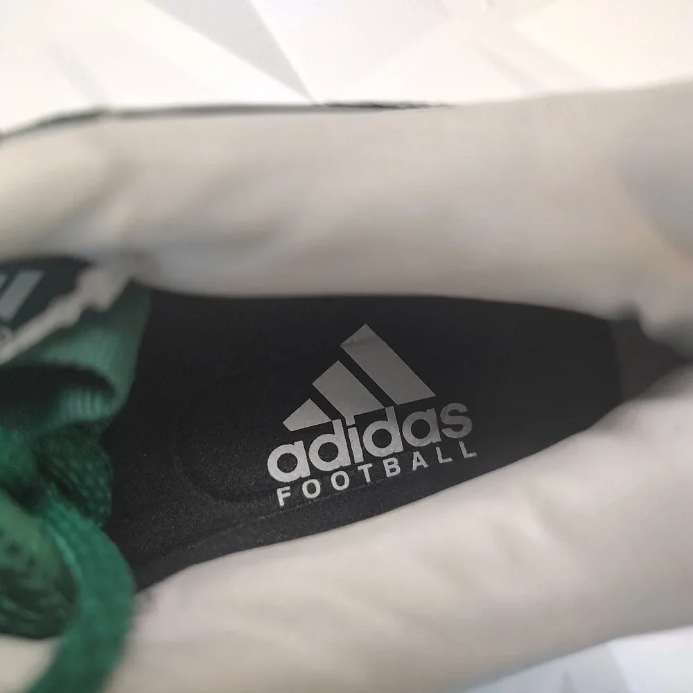 Adidas Mens Football Cleats 16 White Green Shoe Lacrosse Freak Carbon Low - Picture 11 of 13